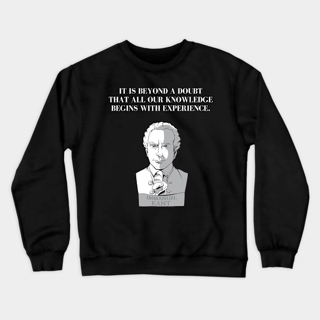 Philosophy quote Crewneck Sweatshirt by Cleopsys